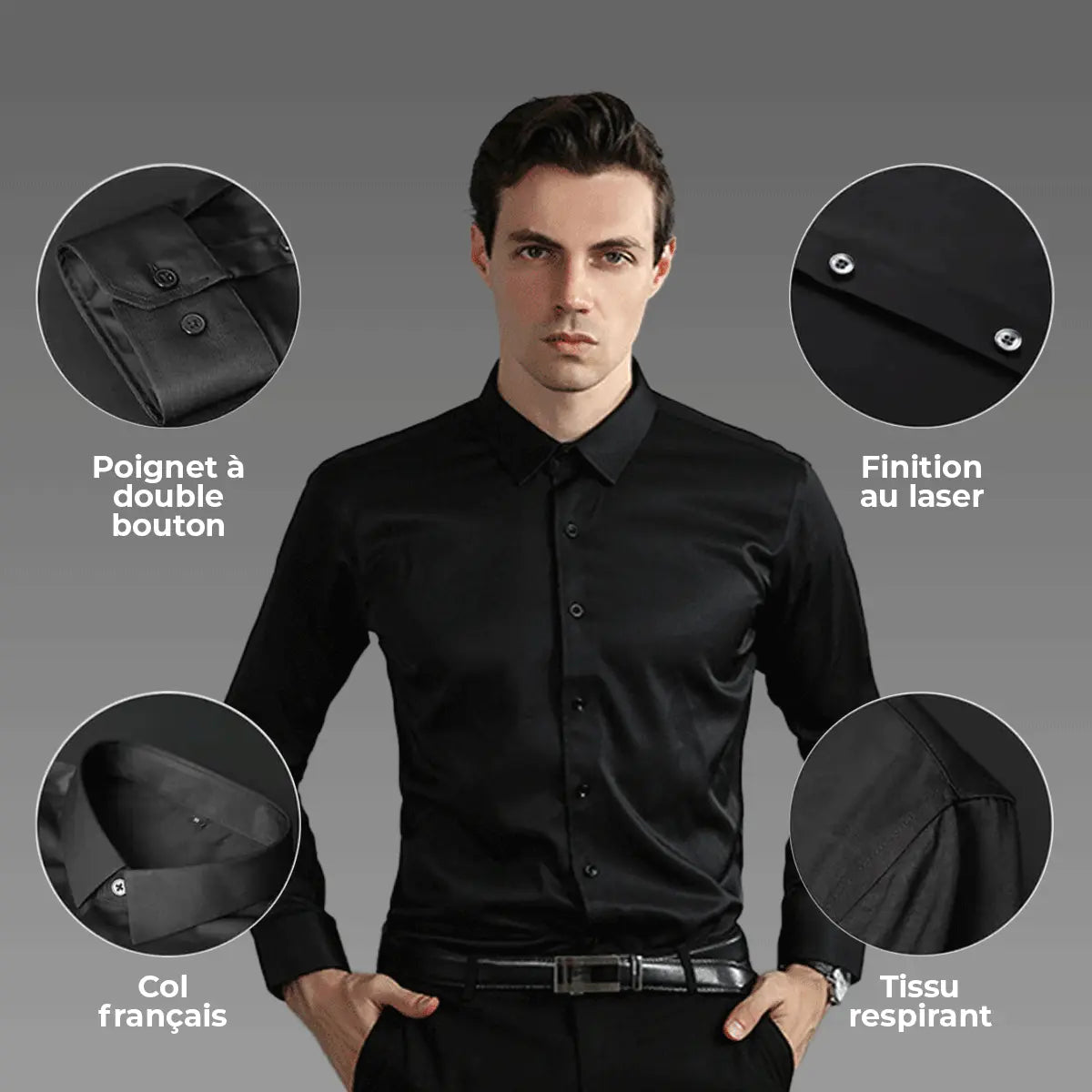 Men's Slim Fit UltraTech™ Dress Shirt (Grab One, Get One Free!)