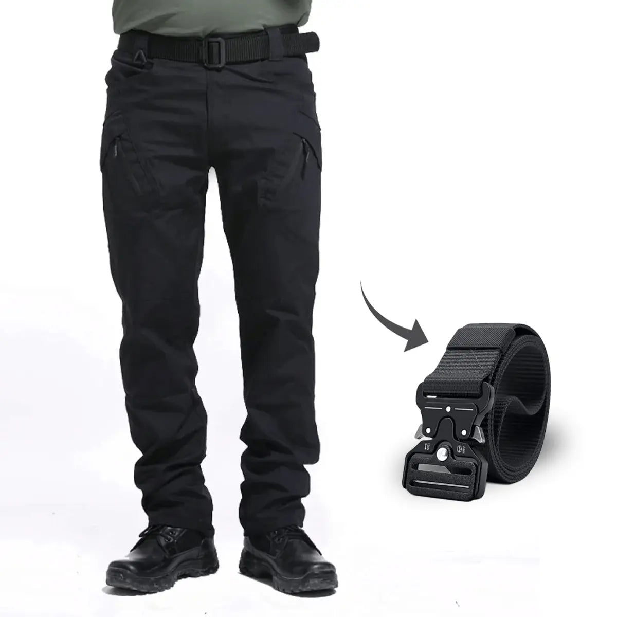 Battle-Ready Tactical Trousers with Free Belt – Gear Up for Action!